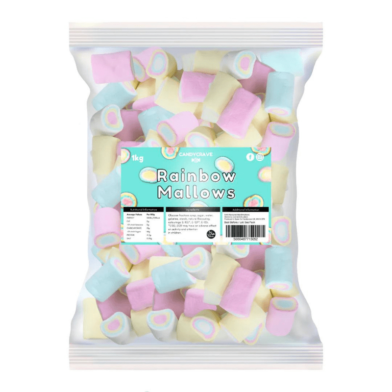 Candycrave Mallows Rainbow (1kg)