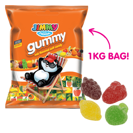 Jimmy Fizzy Gummy Fruit (1kg)