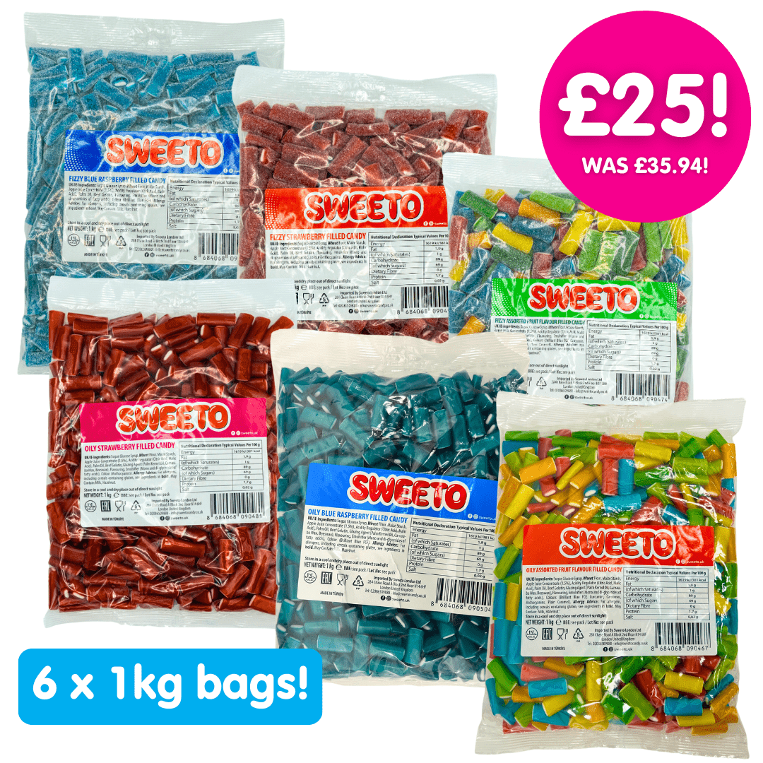 Sweeto 1kg Pencils Bundle (6 for £25!)