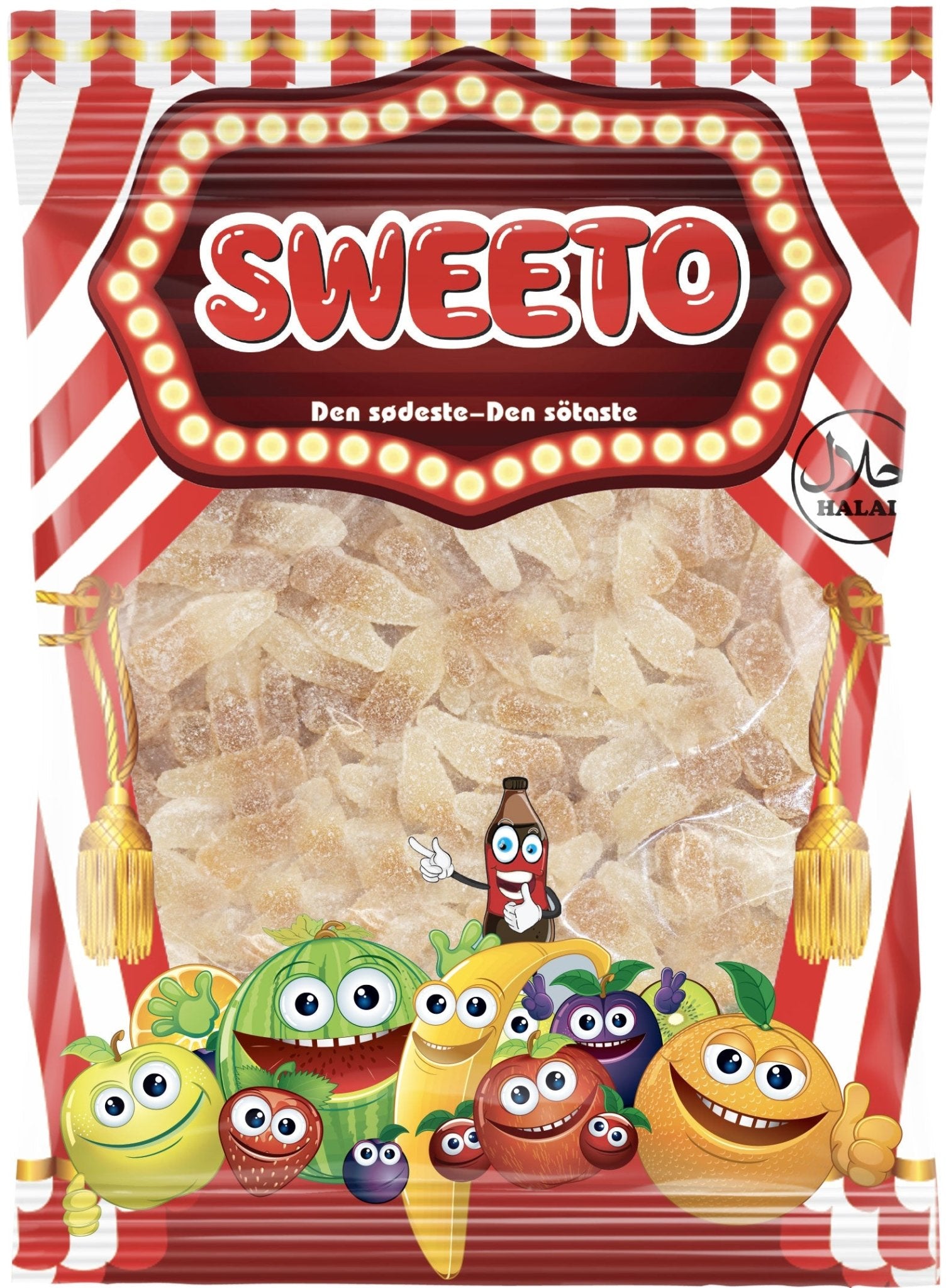 Sweeto Fizzy Cola Bottles (1kg)