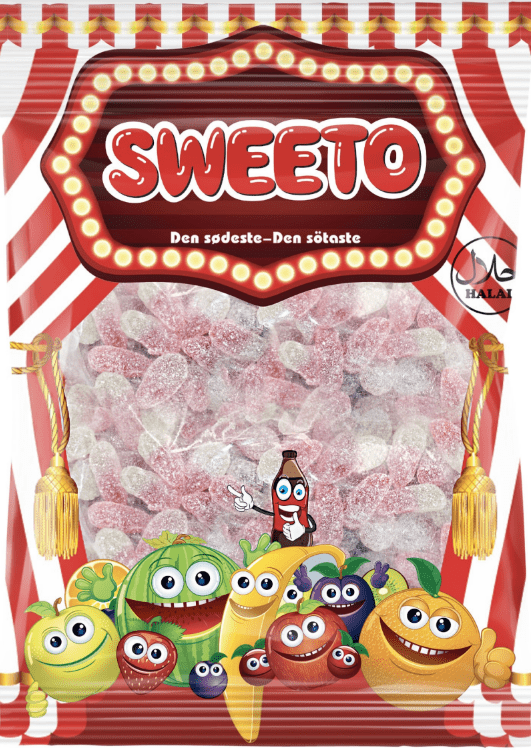 Sweeto Fizzy Strawberries (1kg)