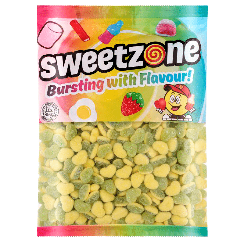 Sweetzone Bag Apple and Custard Hearts (1kg)